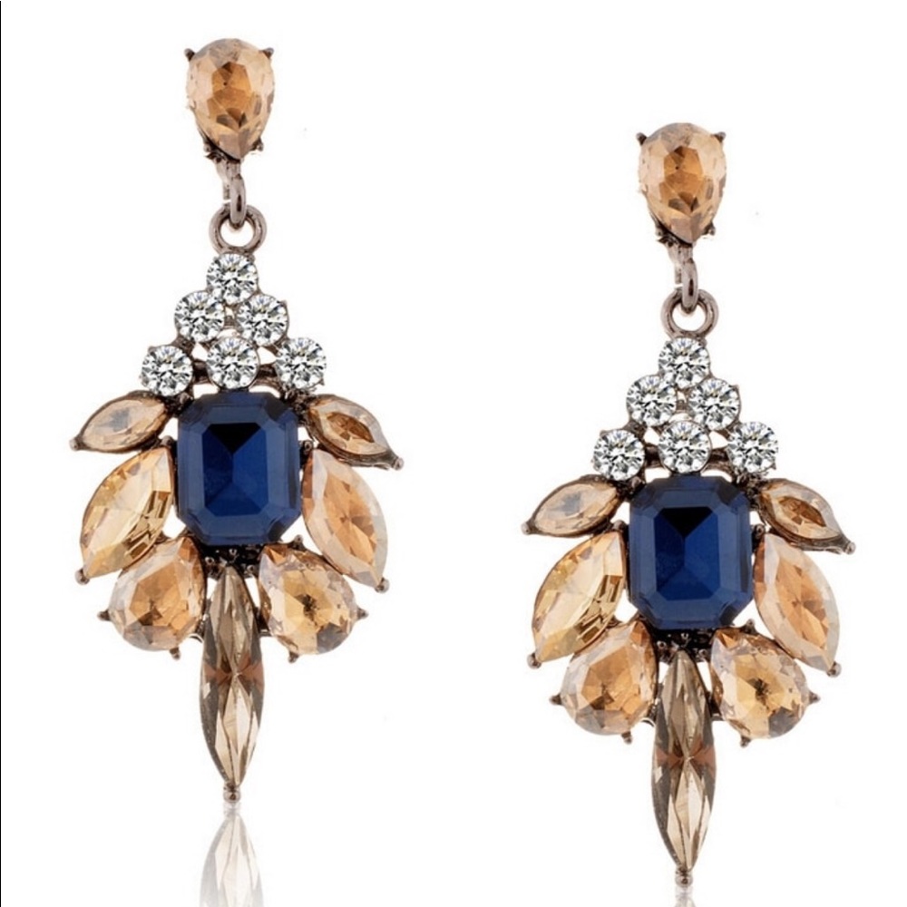 LAST 2!!! Elegant Rhinestone Crystal Drop Earrings